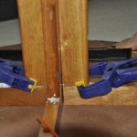 Some glue and a clamp