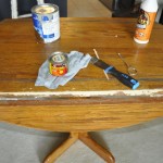 This table was a mess!